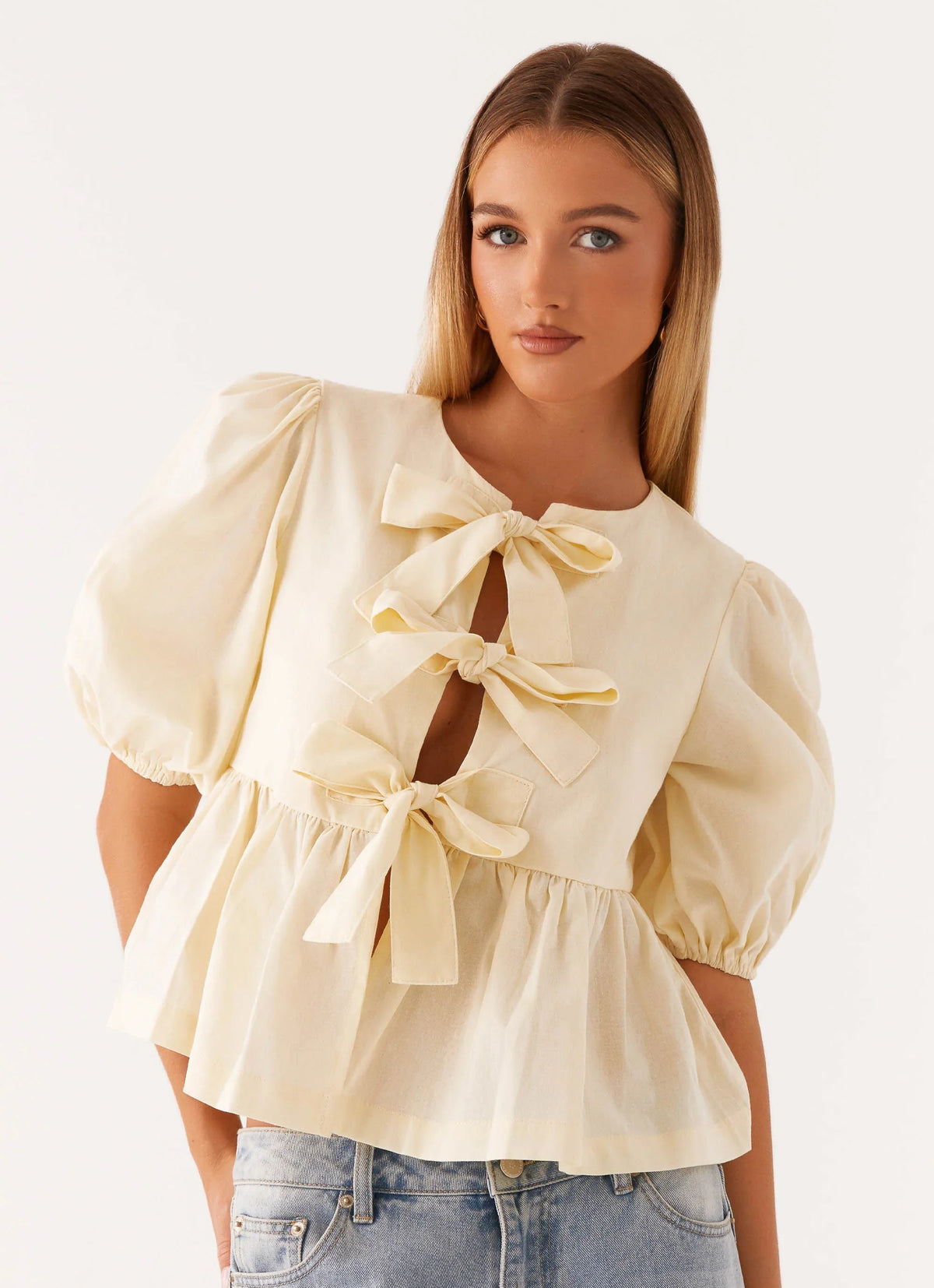 Top con lazo Western Wind - Amarillo