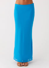 Maxifalda de gasa Another Life - Turquesa