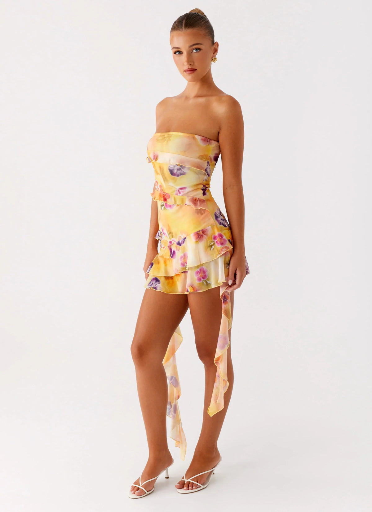 Minivestido Macey - Estampado floral Sunburst
