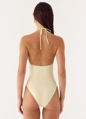 Traje de baño de una pieza Santiago - Amarillo