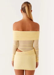 Minivestido No Doubt - Amarillo