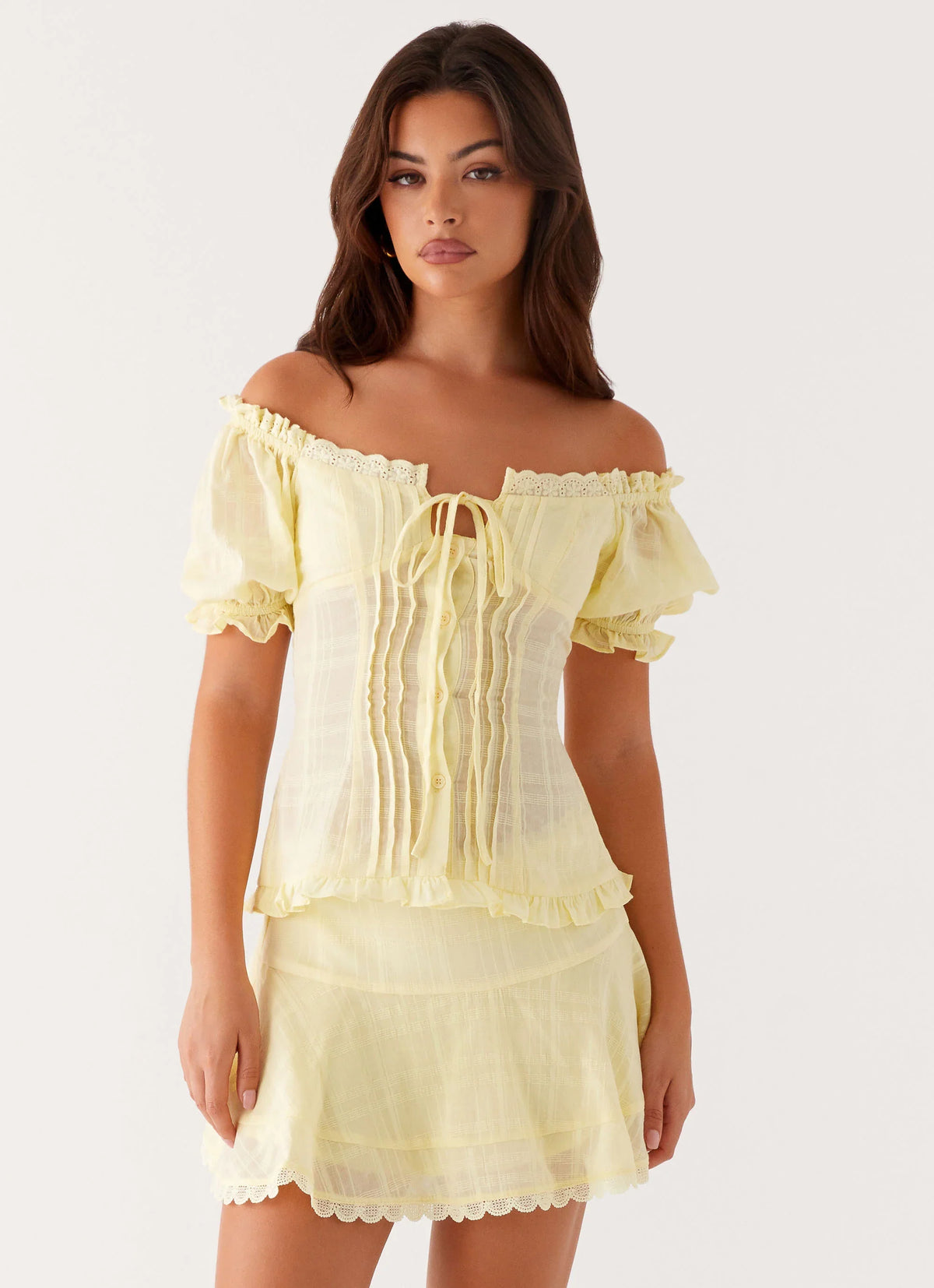Minissaia Hundred Percent - Amarelo