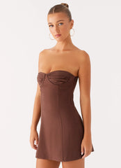 Minivestido Ludo - Chocolate