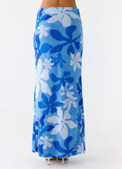 Falda maxi Briene - Azul marino