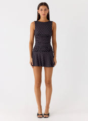 Minivestido Kelda - Lunar Negro