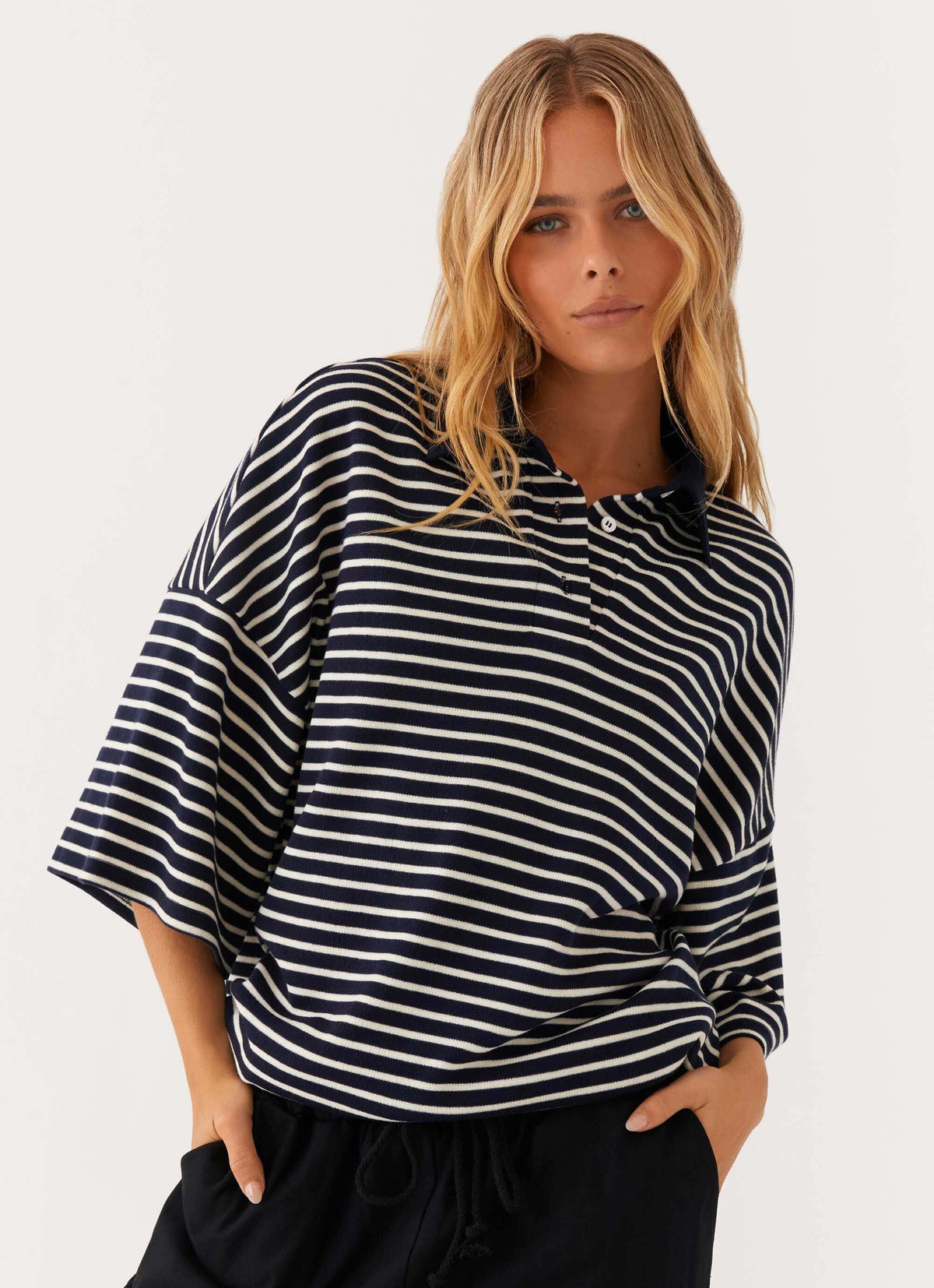Polo Oversize Invicta - Rayas