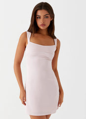 Minivestido de satén Odette - Rosa