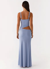 Vestido largo Jocelyn - Azul
