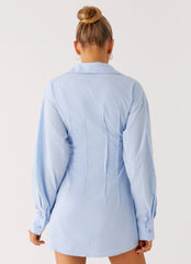 Vestido Mini Clancy - Azul