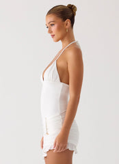 Minivestido Keep A Beat - Marfil