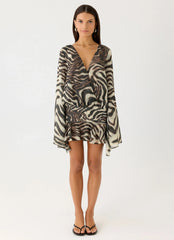 Minivestido Elisana - Zebra