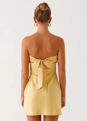 Minivestido Yulina - Amarillo