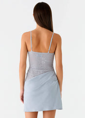 Minivestido Romy - Cinza