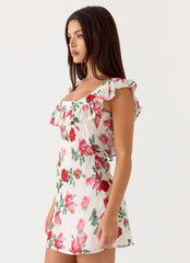 Minivestido Malina - Estampado Marfil