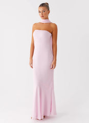 Vestido longo Pagoda - Rosa