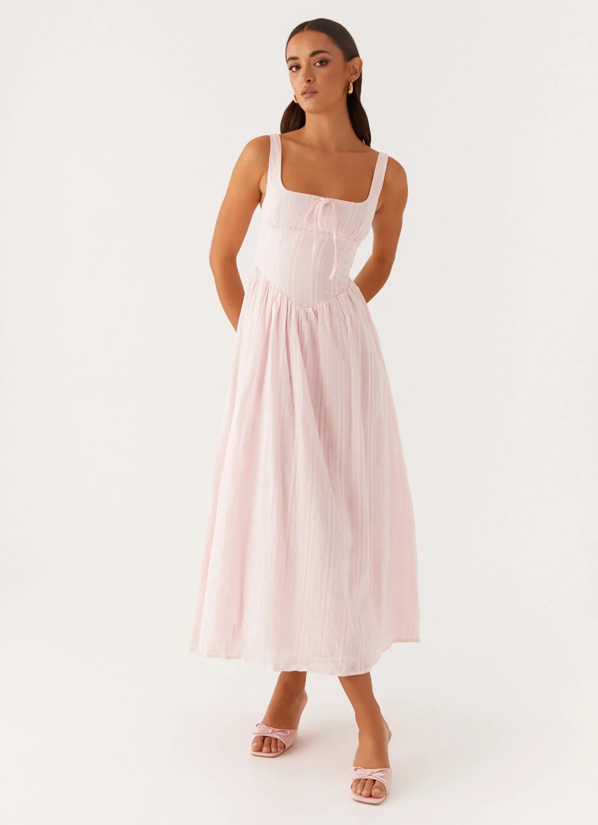 Vestido Midi Pascuelle - Rosa