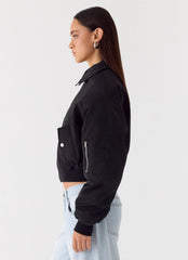 Jaqueta Bomber Jameson - Preta