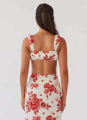 Top Bralet Villa Valencia - Rosa Floria