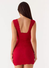 Minivestido Sommers Lace - Vermelho