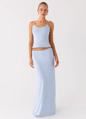 Top de tirantes Garrix Bead - Azul celeste