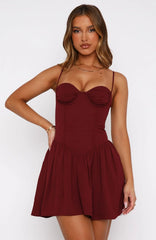Você É Um Problema - Minivestido Vinho