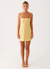 Minivestido Yulina - Amarillo