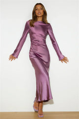 Maxivestido Grape de Estilo Sofisticado