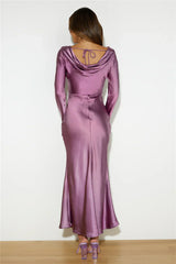 Maxivestido Grape de Estilo Sofisticado