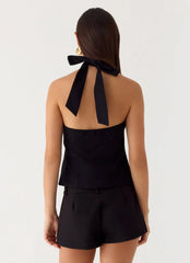 Top Halter Odetta - Negro