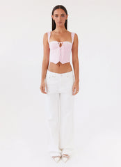 Top Corsé Ambretta - Rosa