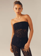 Top con tubo de encaje Sweet Fantasy - Shadow