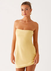 Minivestido Yulina - Amarillo