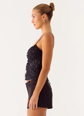Top Love Me Hard - Preto