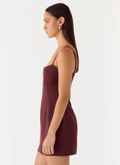 Minivestido Clementine - Merlot