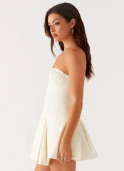 Minivestido sin tirantes Victoria - Butter