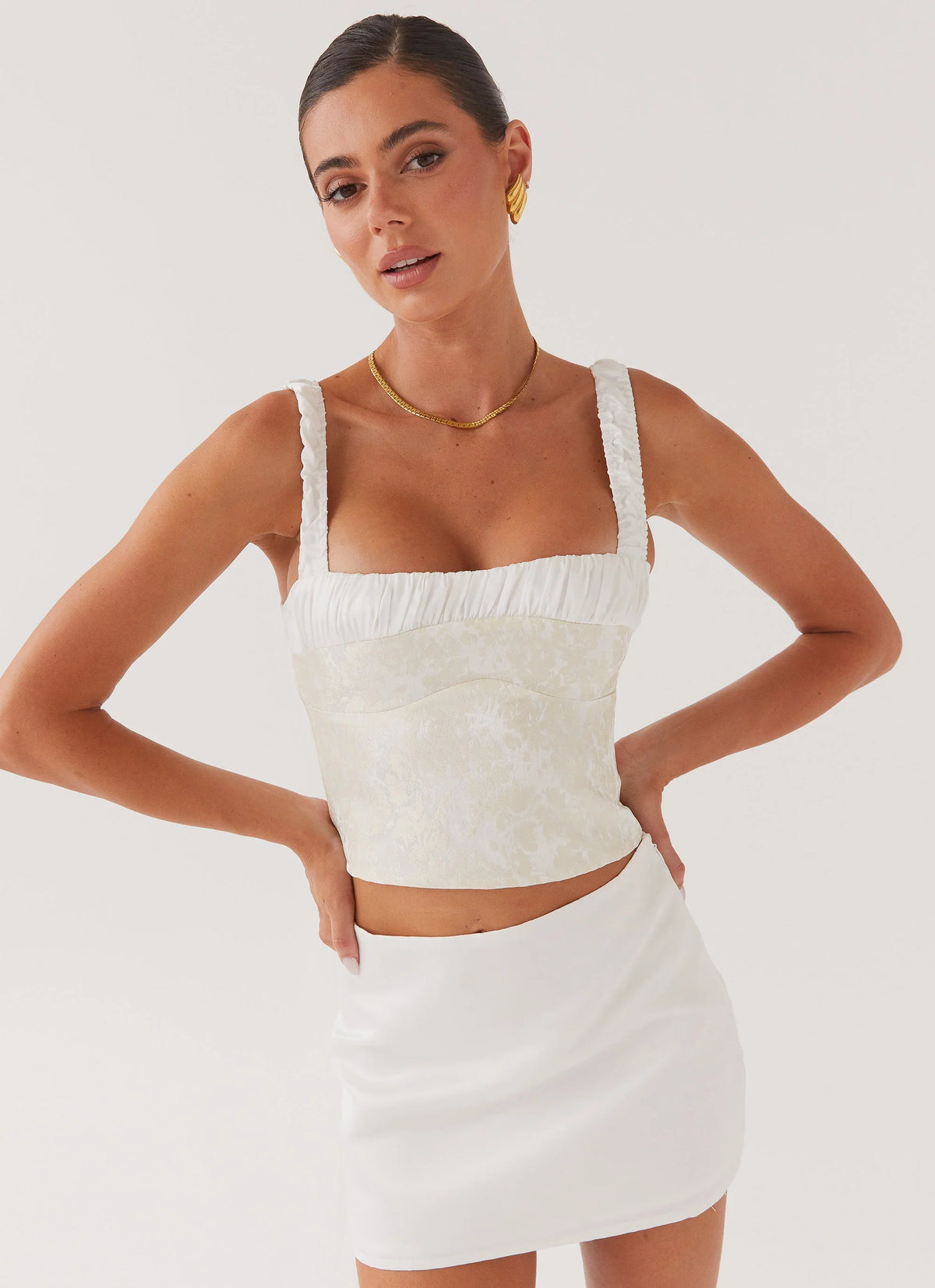 Top Busto Ryder - Ivory Sky