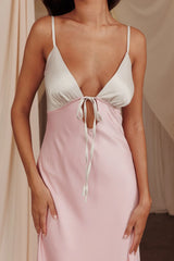 Vestido Bayleigh Rosa com Laço Atrás