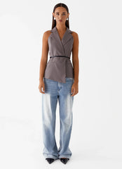 Chaqueta Marina Top - Gris