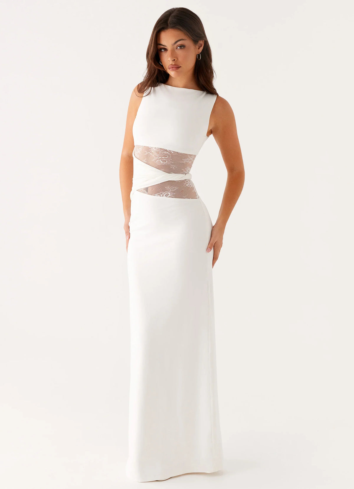 Vestido largo Karma - Blanco