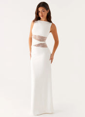 Vestido largo Karma - Blanco