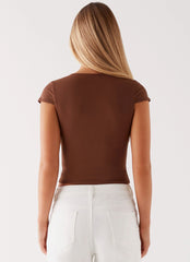 Top Raffaella - Chocolate