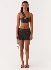 Top Bandeau Instintos Salvajes - Beige