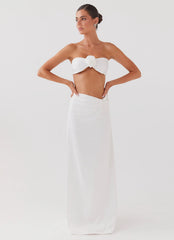 Top tomara que caia Rose Crescent Light - Marfim