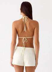 Top Viona Halter - Amarelo