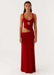 Vestido largo Jocelyn - Rojo