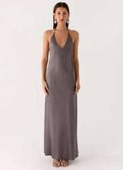 Maxivestido Bondi Heat - Ceniza