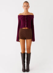 Micro Shorts Nia - Chocolate