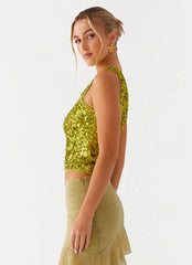 Regata Sequin Racer After Midnight - Oliva