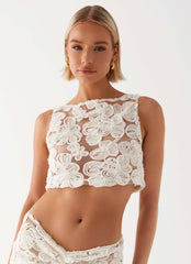 Top Fiorella Floret - Marfil