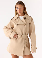 Minicasaco Trench Jackie - Bege